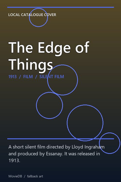 The Edge of Things poster