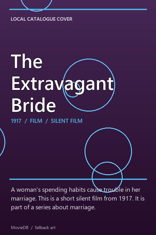 The Extravagant Bride poster