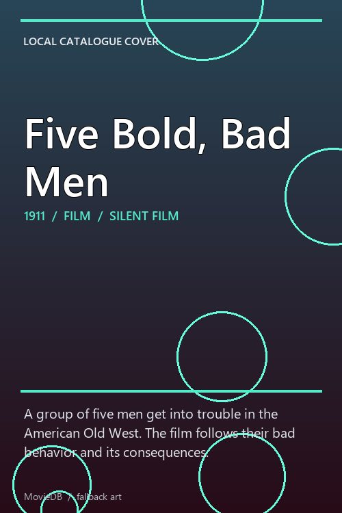 Five Bold, Bad Men poster