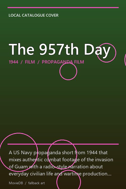 The 957th Day poster