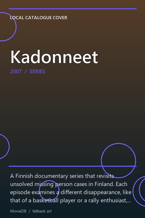 Kadonneet poster