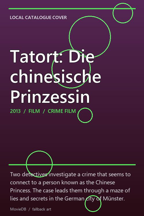 Tatort: Die chinesische Prinzessin poster