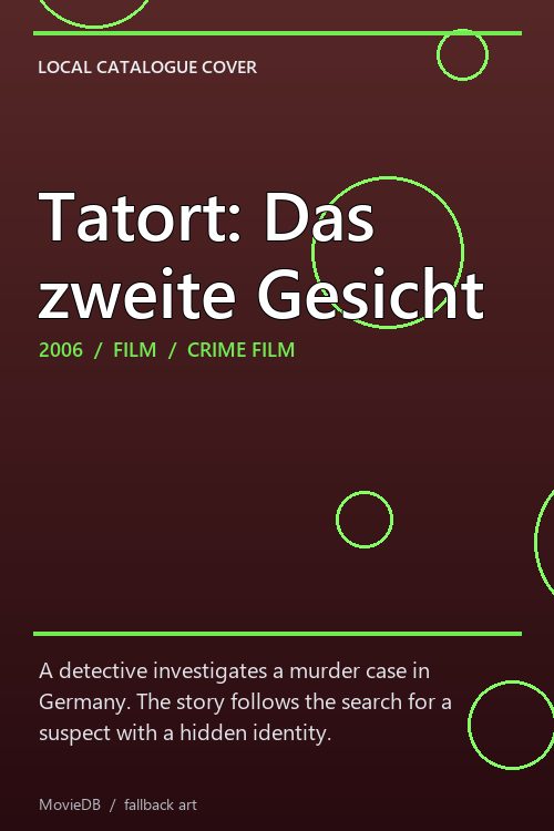 Tatort: Das zweite Gesicht poster