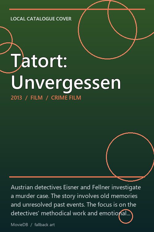 Tatort: Unvergessen poster