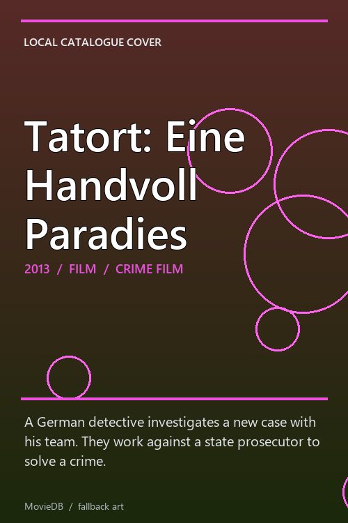 Tatort: Eine Handvoll Paradies poster