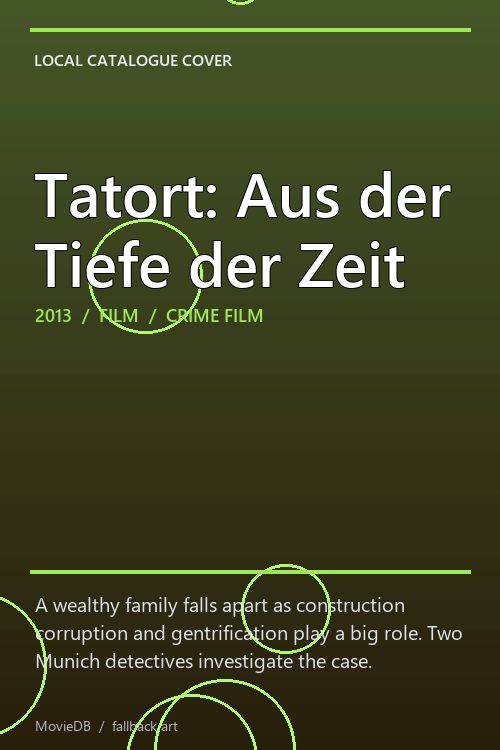 Tatort: Aus der Tiefe der Zeit poster