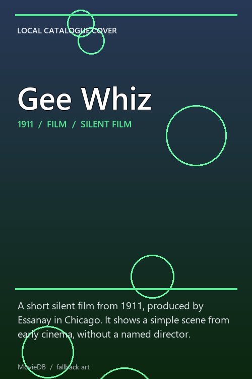 Gee Whiz poster