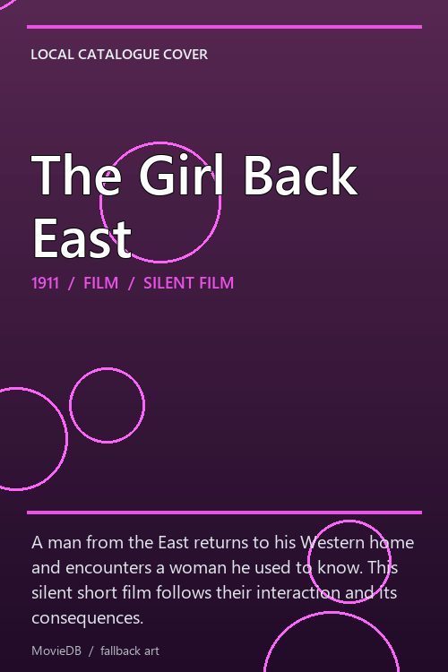 The Girl Back East poster