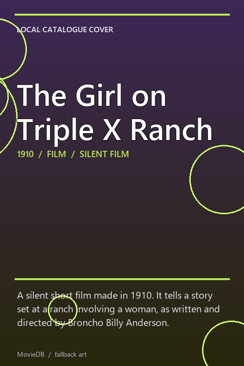 The Girl on Triple X Ranch poster