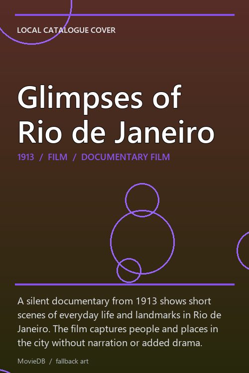 Glimpses of Rio de Janeiro poster