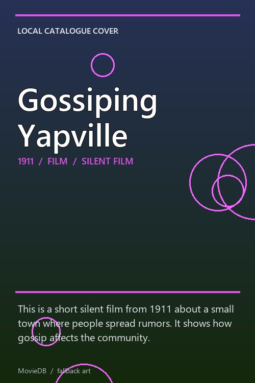 Gossiping Yapville poster