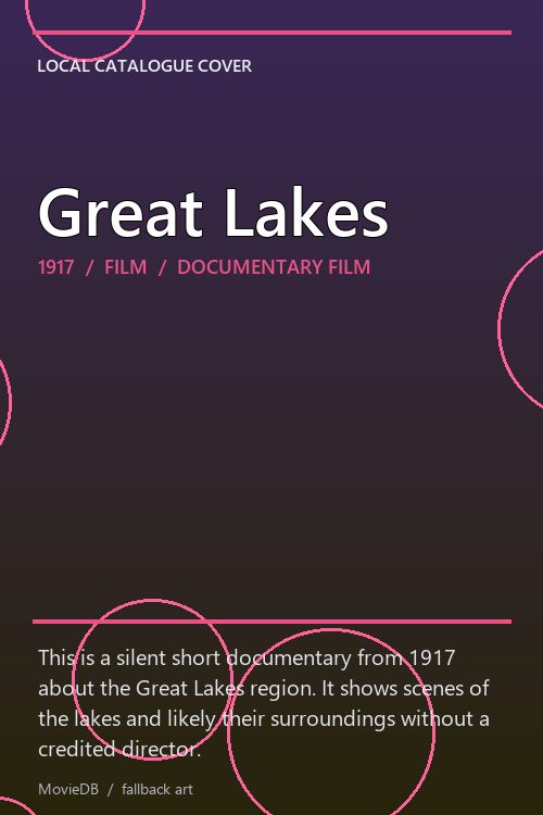 Great Lakes poster