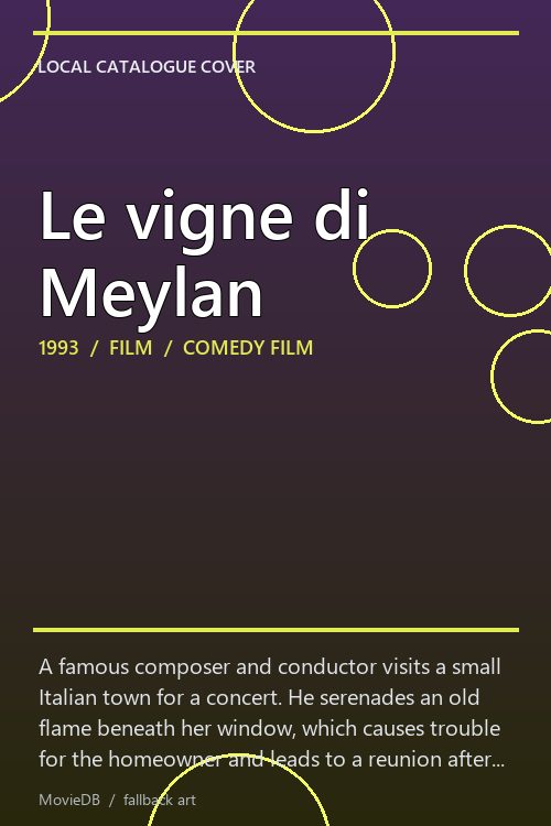 Le vigne di Meylan poster