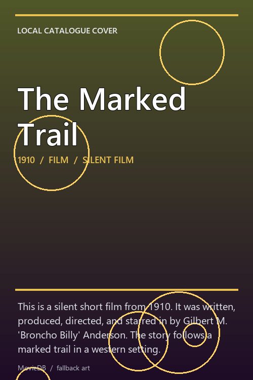 The Marked Trail poster