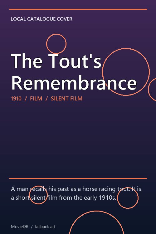 The Tout's Remembrance poster
