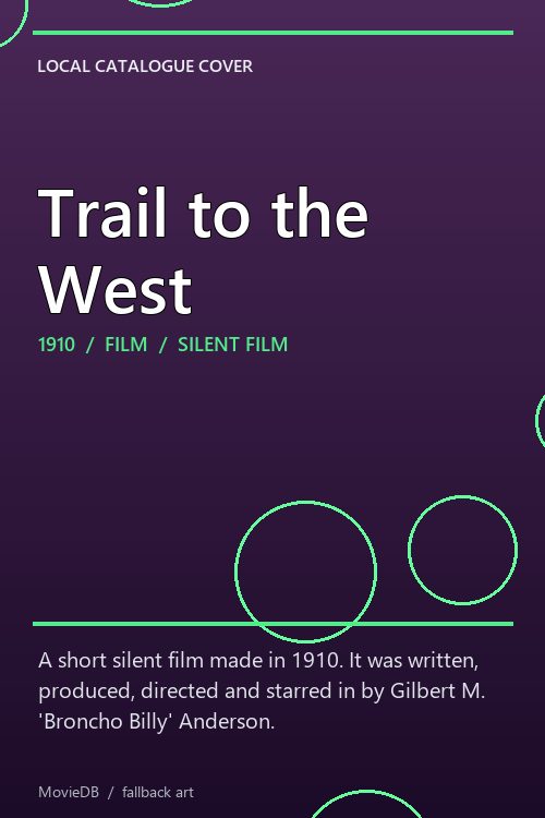 Trail to the West poster