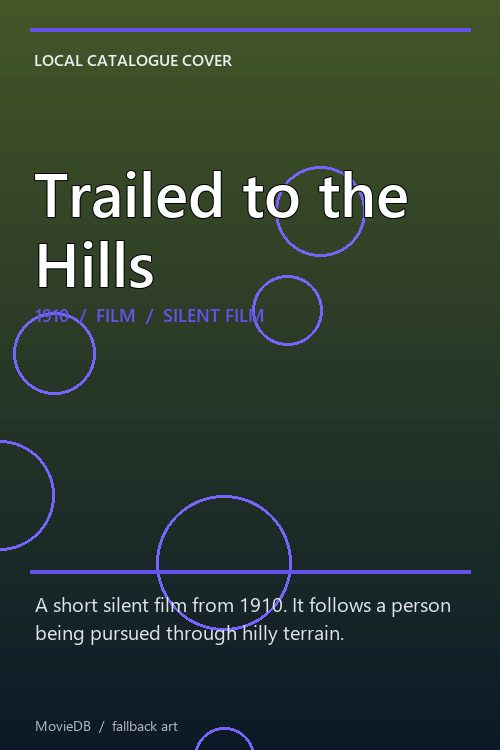Trailed to the Hills poster
