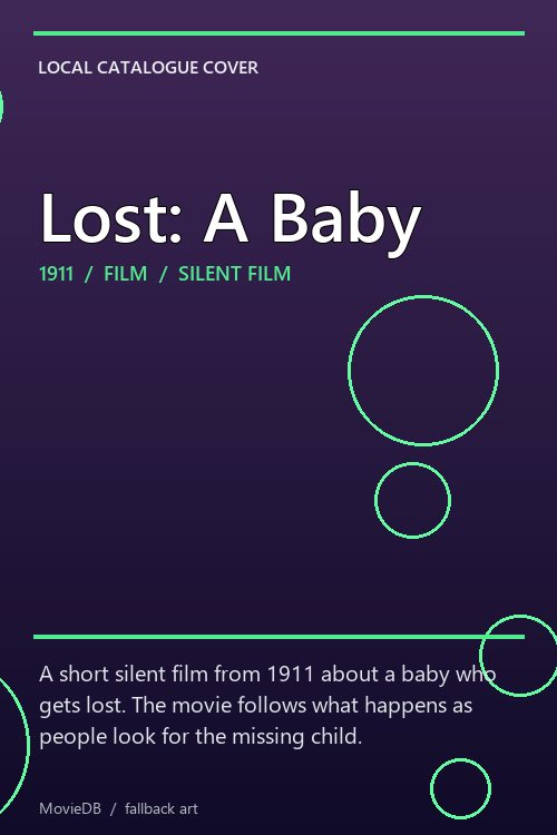 Lost: A Baby poster