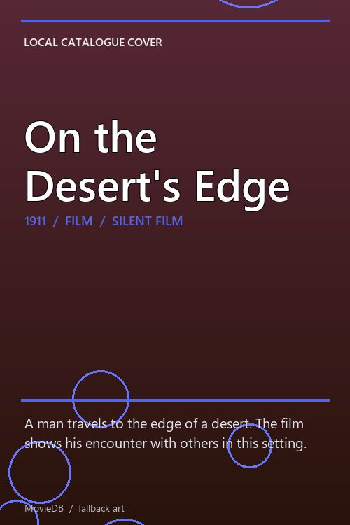 On the Desert's Edge poster