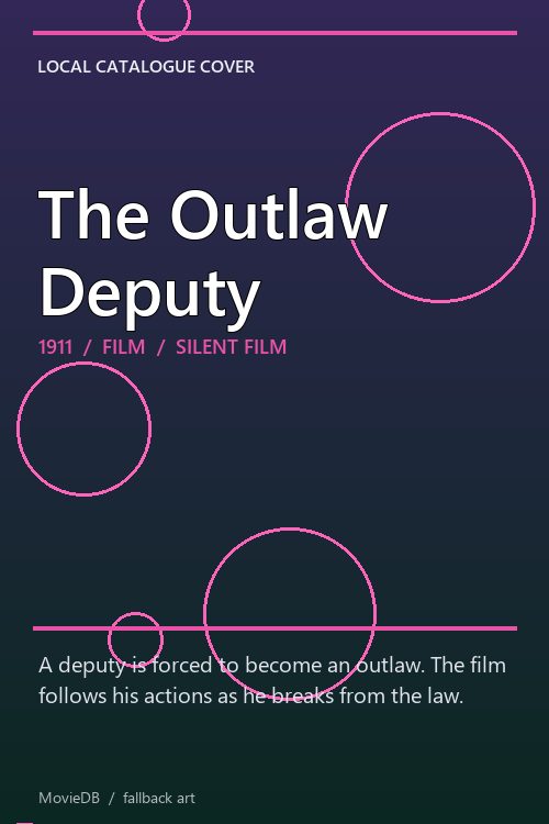 The Outlaw Deputy poster