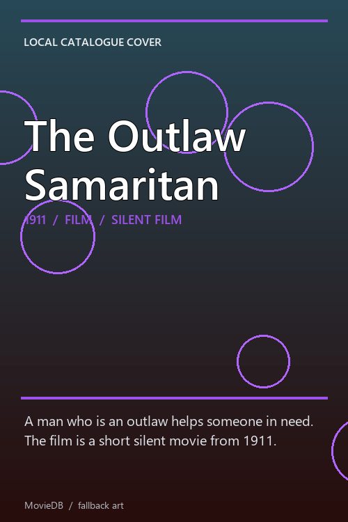 The Outlaw Samaritan poster