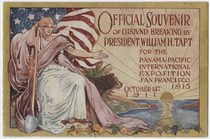 President Taft at San Francisco poster