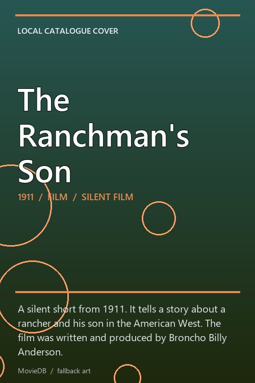 The Ranchman's Son poster