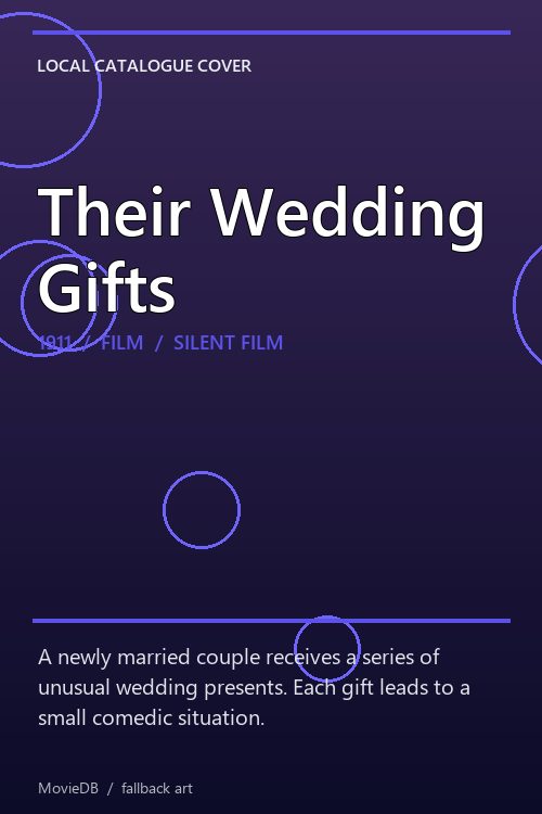 Their Wedding Gifts poster