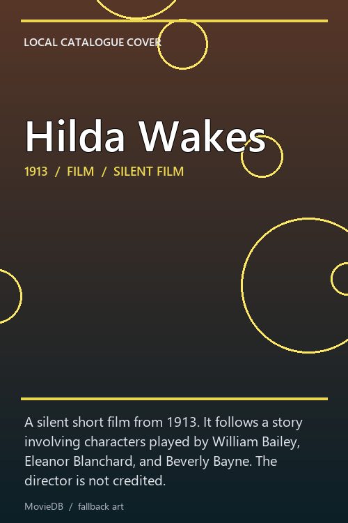 Hilda Wakes poster