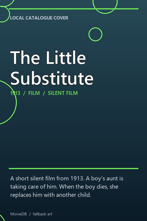 The Little Substitute poster