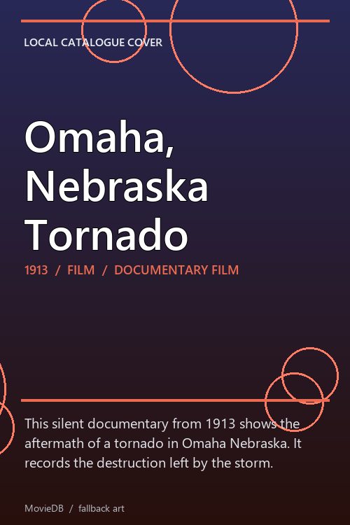 Omaha, Nebraska Tornado poster