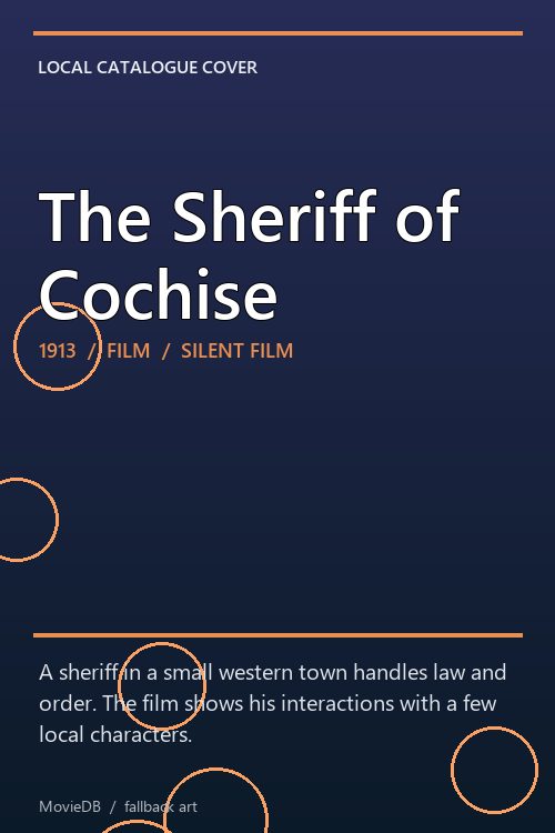 The Sheriff of Cochise poster
