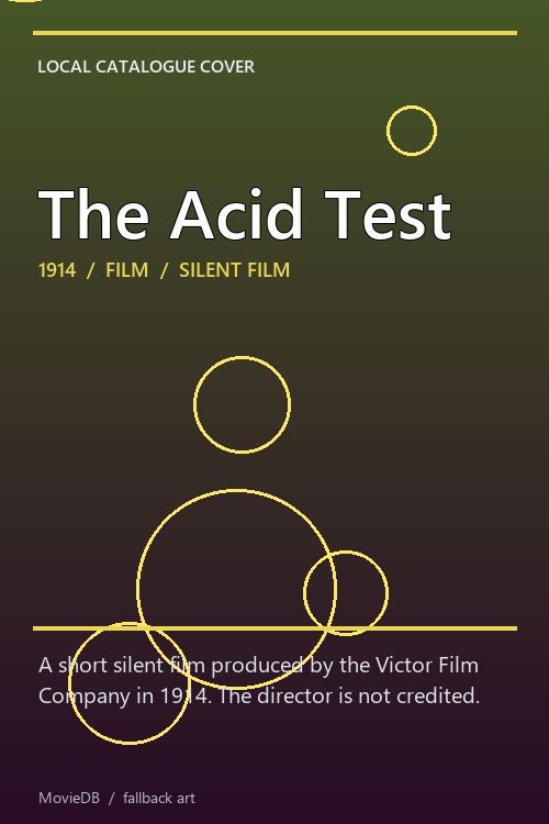 The Acid Test poster
