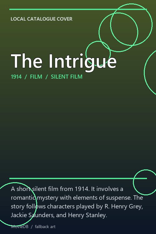 The Intrigue poster