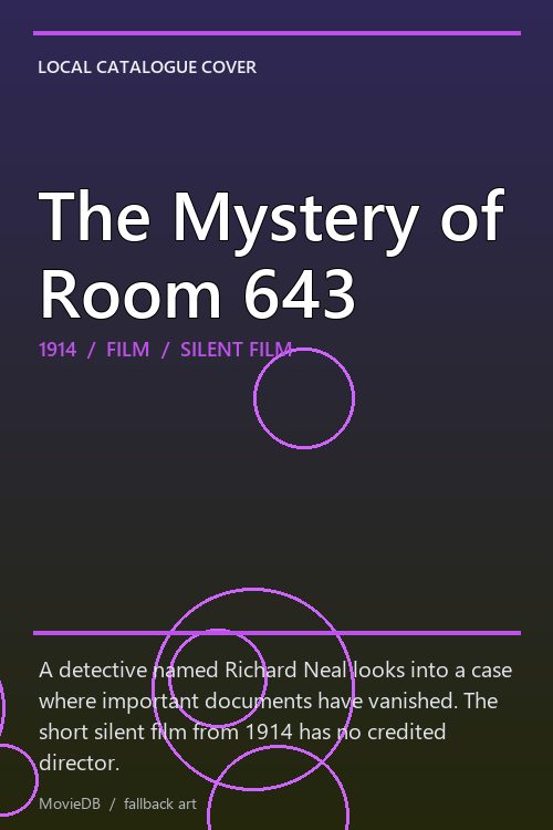 The Mystery of Room 643 poster