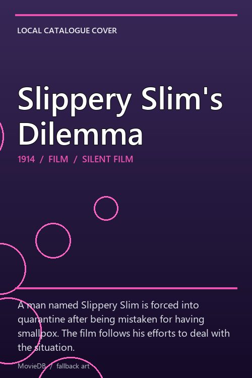 Slippery Slim's Dilemma poster