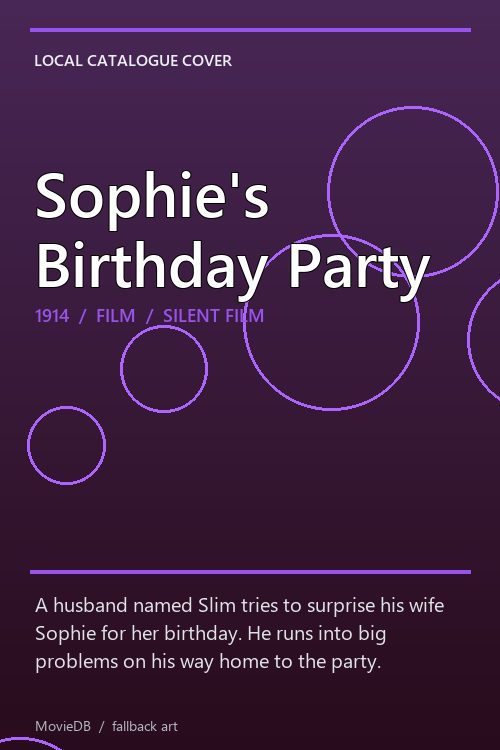 Sophie's Birthday Party poster