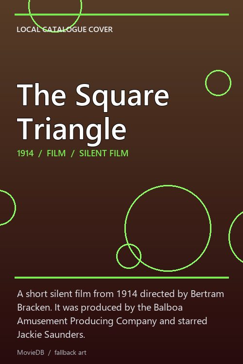 The Square Triangle poster