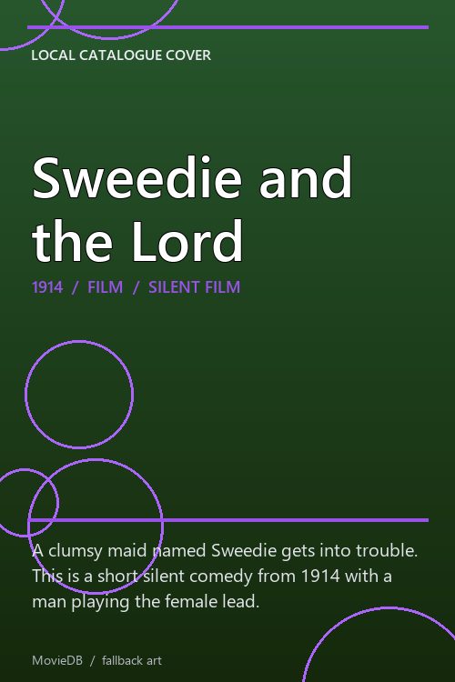 Sweedie and the Lord poster