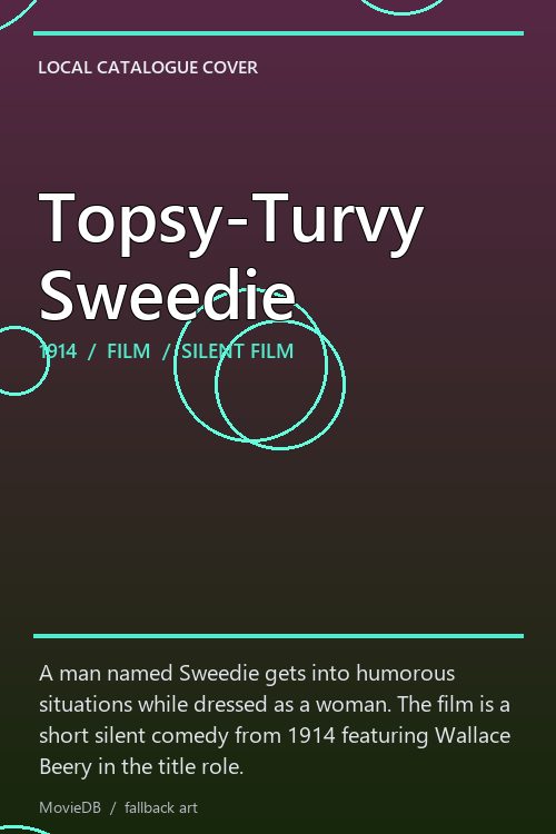 Topsy-Turvy Sweedie poster
