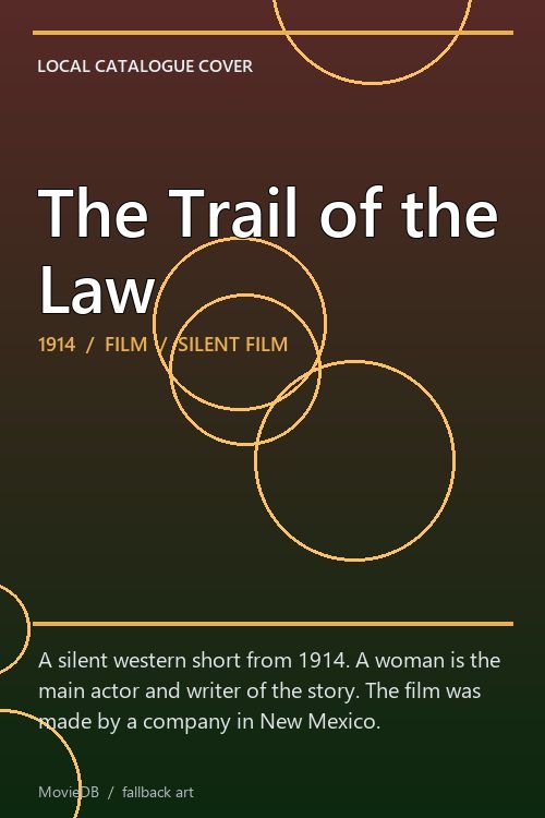 The Trail of the Law poster