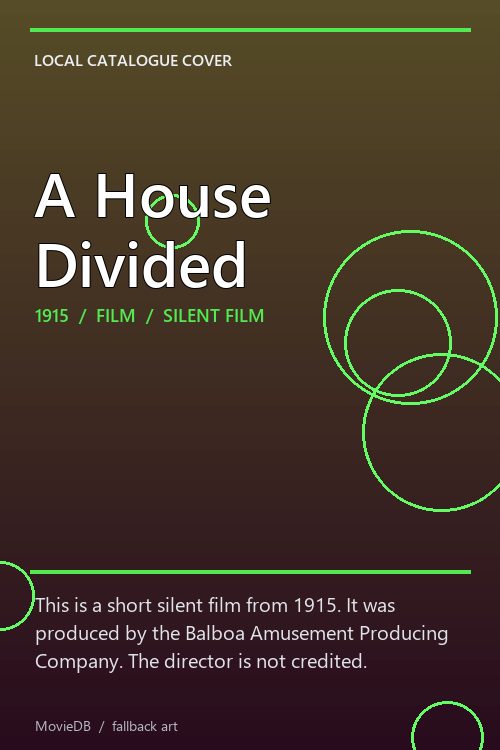 A House Divided poster