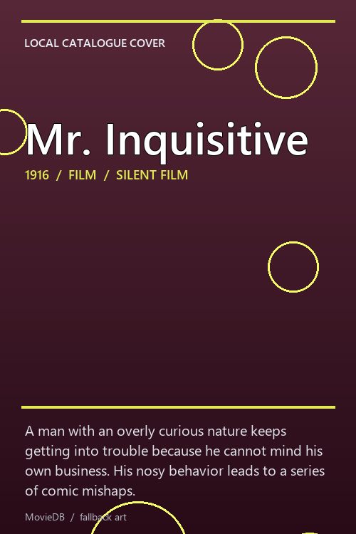 Mr. Inquisitive poster