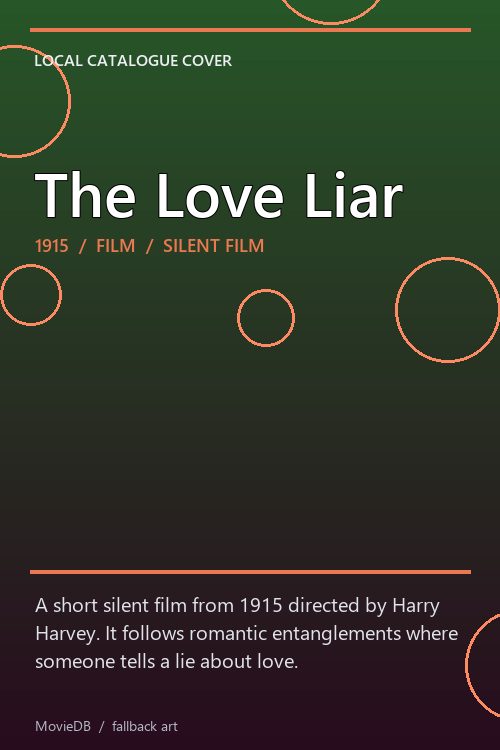 The Love Liar poster