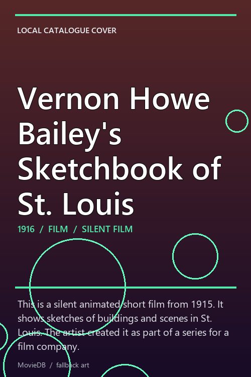 Vernon Howe Bailey's Sketchbook of St. Louis poster