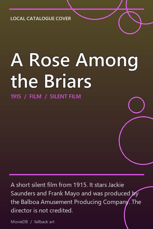 A Rose Among the Briars poster