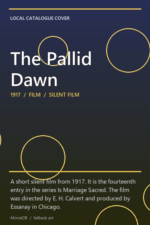 The Pallid Dawn poster