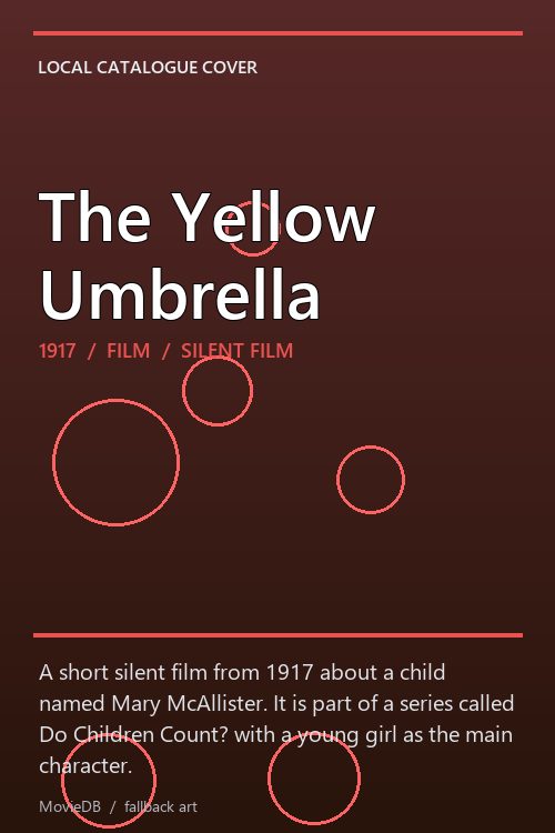 The Yellow Umbrella poster