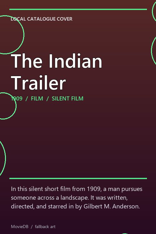 The Indian Trailer poster