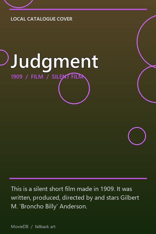 Judgment poster